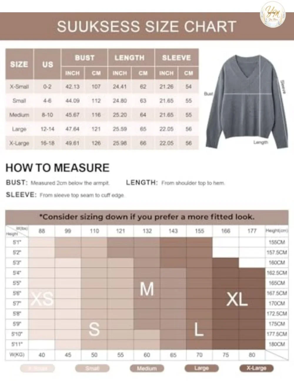 Cashmere Blend Oversized V-Neck Long Sleeve Pullover Sweater